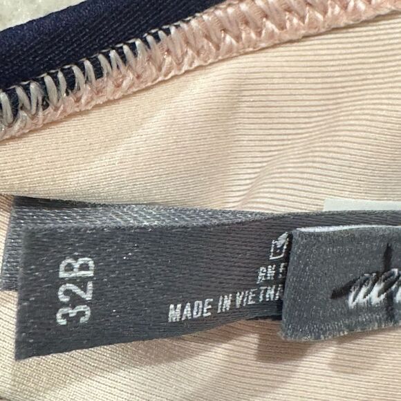 Aerie Perkier Push-up Strappy Striped Swimsuit Bikini Top Women’s 32B - Picture 5 of 6